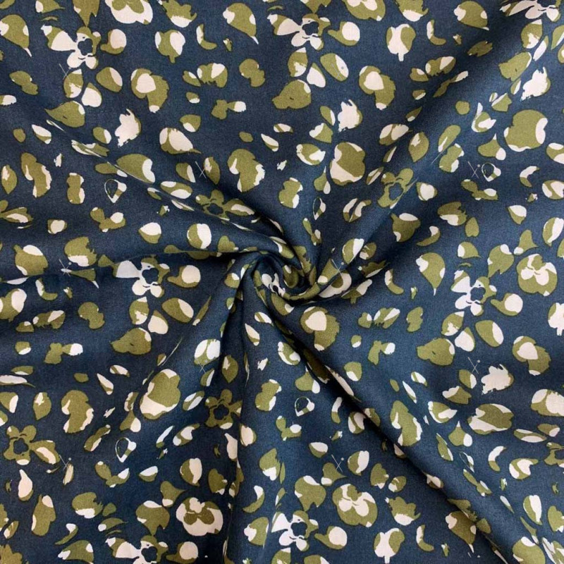 Printed Viscose RELOY Night / Dark Khaki